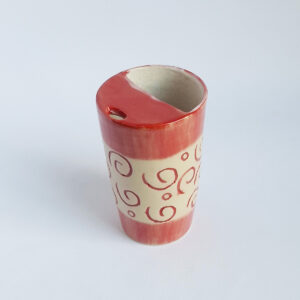 Adventure cup (tall) - 440ml carved petal spirals