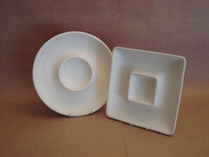 Chip 'n dip: Round or Square