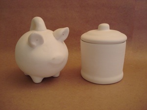 Large Piggy Bank & Cookie Jar with lid