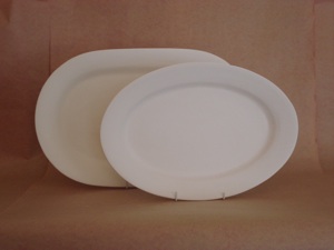 Oval 500 & Oval 410 platter (with rim)