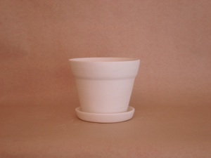 Pot plant & saucer - sm
