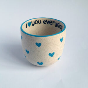 Tumbler Turquoise Love Mug 220ml