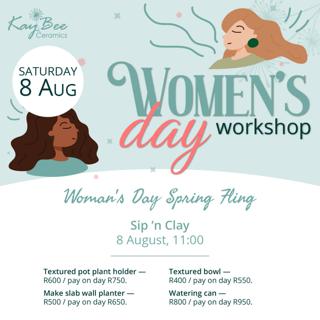 Sip 'n Clay - Saturday, 8 August