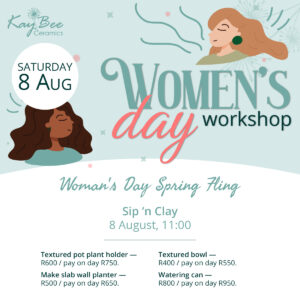 Sip 'n Clay - Saturday, 8 August